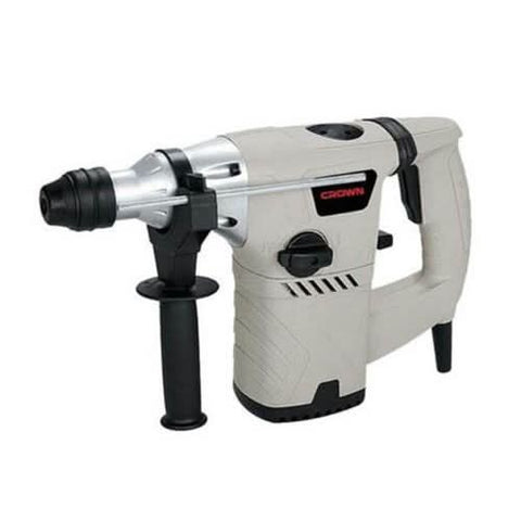 Crown Marteau piqueur SDS-plus 850w 26mm rotary hammer drill with side handle and ergonomic design