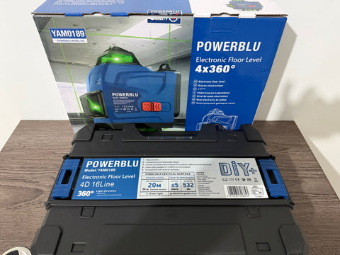 NIVEAU LASER 16 LIGNES 4D POWERBLU