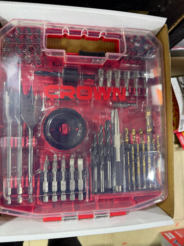 Jeu de perçage et de vissage Crown (70 pcs)